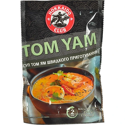 Суп швидкого приготування Tom Yam Hokkaido club м/у 25г