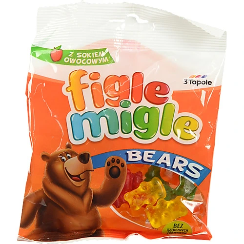 Желейні цукерки 3 Тополя 80г ведмедики