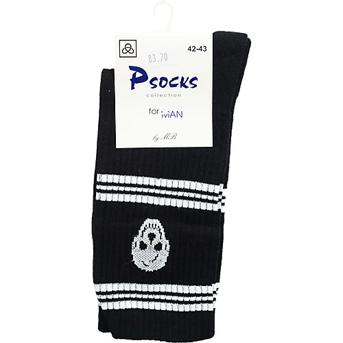 Шкарпетки чол. Комфорт Череп 42-43р.  чорні