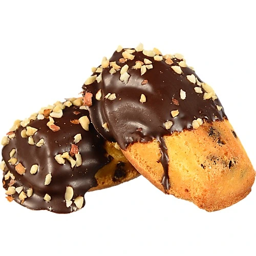 Печиво мадлен з шоколадною глазур'ю власне вир-во