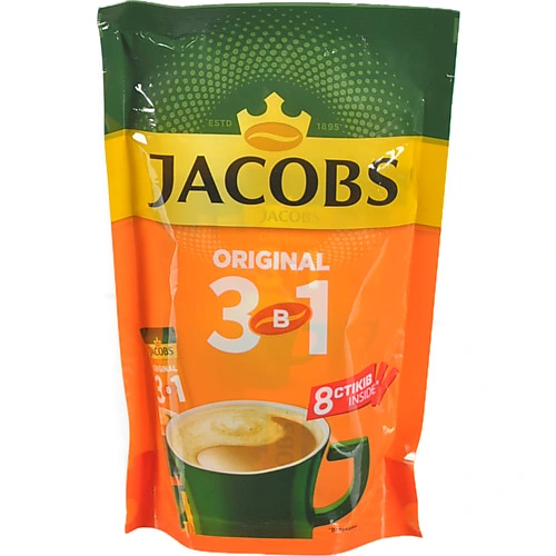 Кава Jacobs 8х12г 3в1 оріджинал