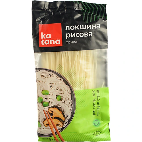 Локшина Катана 200г рисова тонка