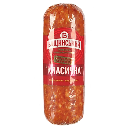 Ковбаса Бащинський 280г класична в.с н.к