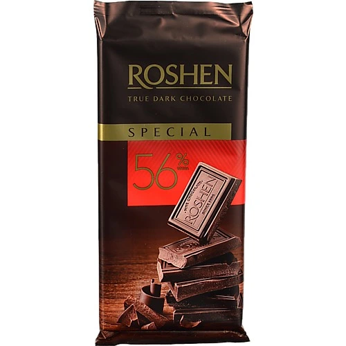Шоколад 56% чорний Special Roshen м/у 85г