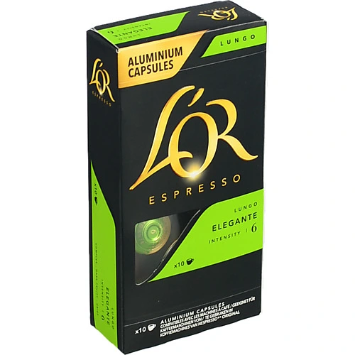 Кава LOR 52гх10 lungo elegante мелена капсули