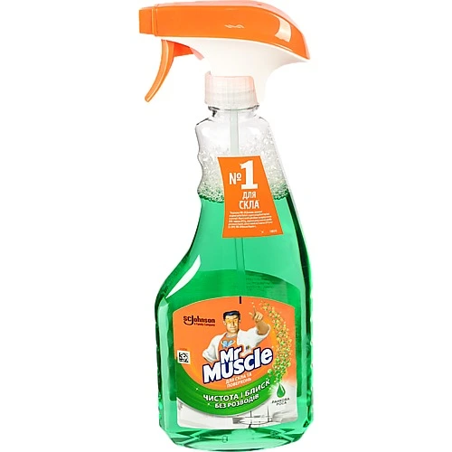 Засіб для миття скла та поверхонь Ранкова роса Mr.Muscle 500мл