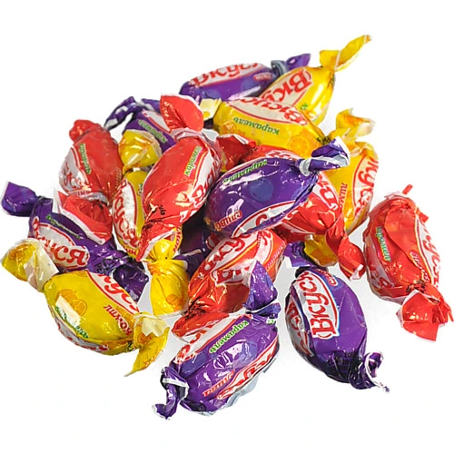 Карамель ХБФ вкуся мiкс слива лимон вишня