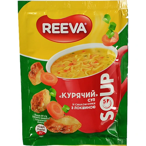 Суп Reeva 17г курка з локшиною