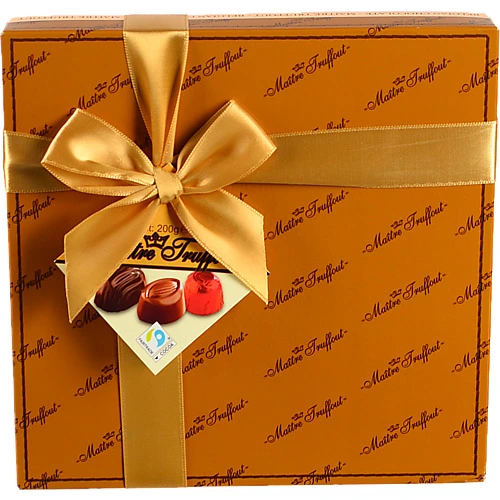 Цукерки Maitre Truffout 200г праліне ассорті п.к золота