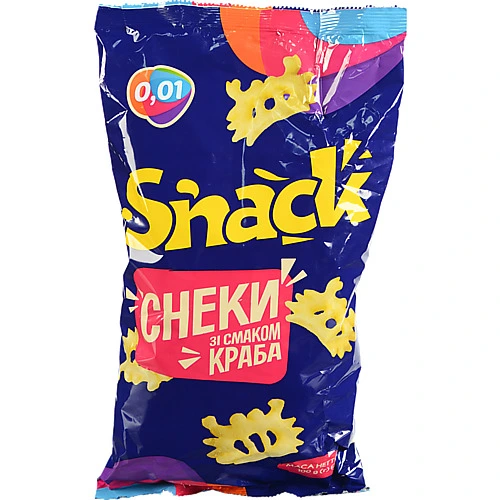 Снеки 0.01 100г краб