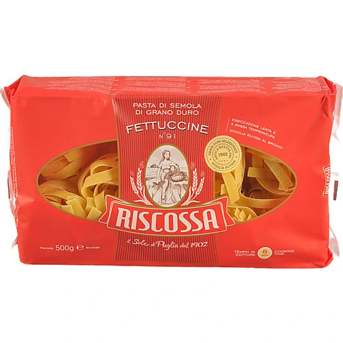 Паста Riscossa 500г фетучіні т.с пшениці
