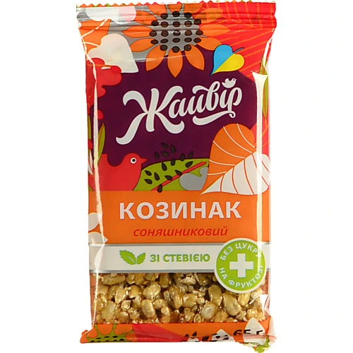Козинак Жайвір 65г соняшниковий фруктоза стевія