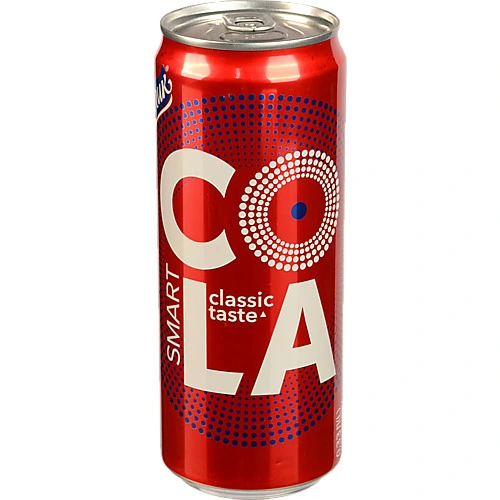 Напій безалкогольний сильногазований Живчик  Smart Cola з/б 0.33л