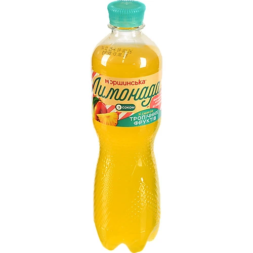 Напій Лимонада Моршинська 0.5л тропічні фрукти сл.газ