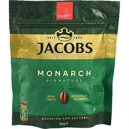 Кава Jacobs 50г монарх розчинна е.п.
