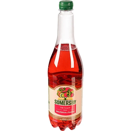 Сидр Somersby Малина-Лайм 0.95л 4.7% п/пл