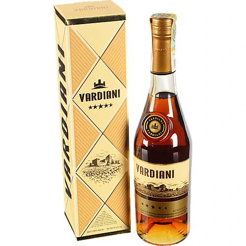 Коньяк Vardiani 0.5л 5зв.