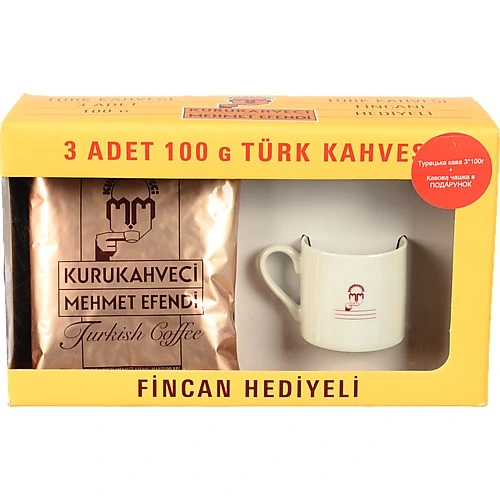 Кава Мехмет Ефенді 100гх3 набір з чашкою