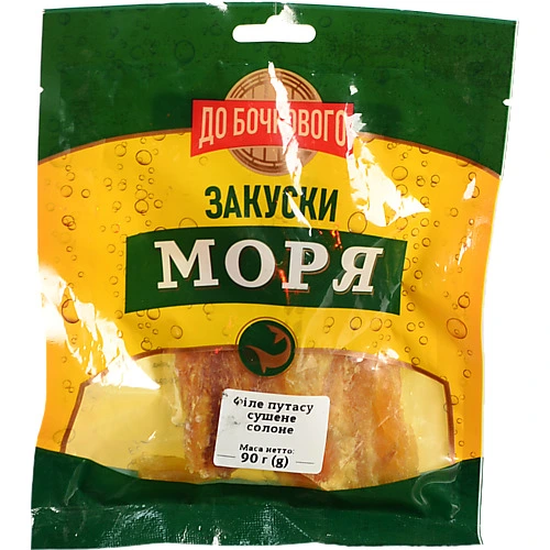 Філе путасу До Бочкового 90г сушене солоне