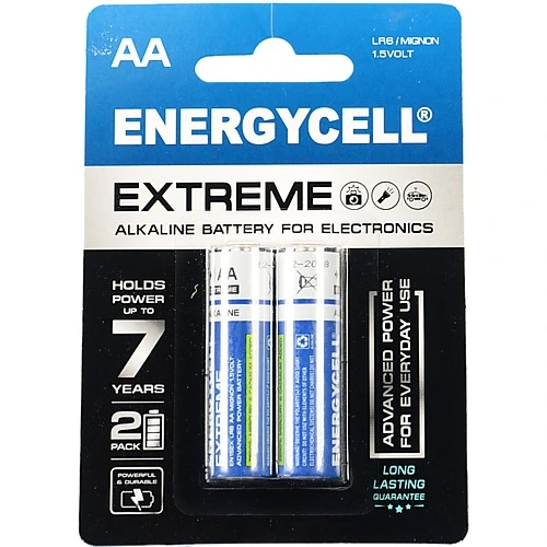 Батарейка Energycell LR6 AA 2шт блiстер