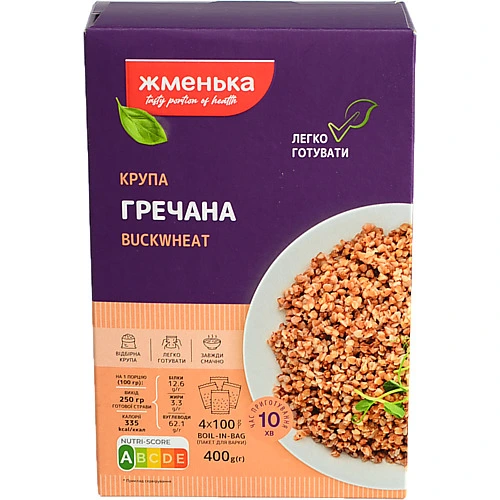 Гречка Жменька 4х100г ядриця