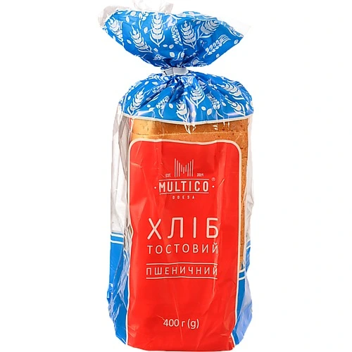 Хліб тостовий Multico 400г пшеничний нар.