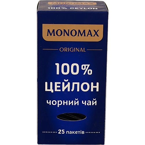 Чай Мономах Original 100% Цейлонський Чорний (25 пакетиків)