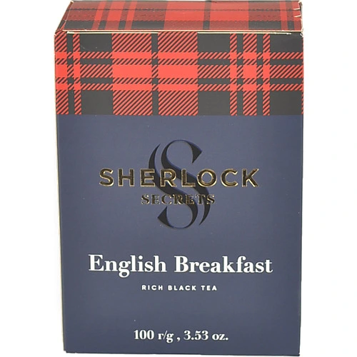 Чай Sherlock Secrets 100г англійський сніданок чорний