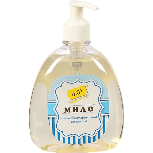Мило рідке 0.01 400мл з антибактеріальним ефектом