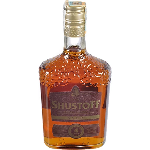 Коньяк Шустов 0.5л 4 зірки VSOP