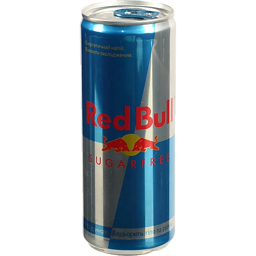 Напій енергетичний Red bull 0.25л б.цукру
