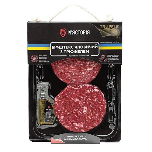 Біфштекс М'ясторія яловичиний охолоджений