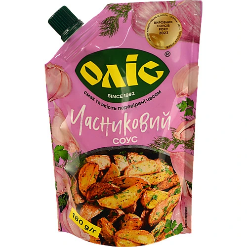 Соус Олiс 180г часниковий д.п