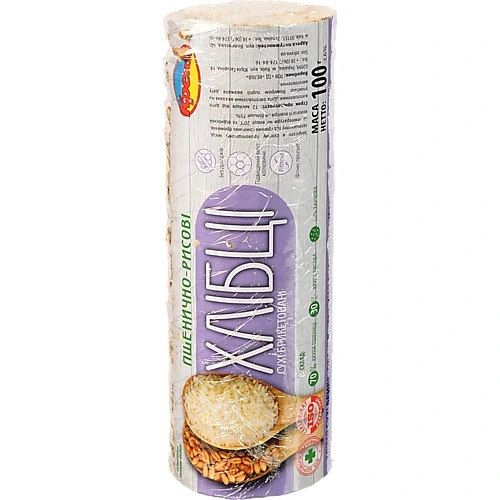 Хлібці Крекic 100г Пшениця та Рис