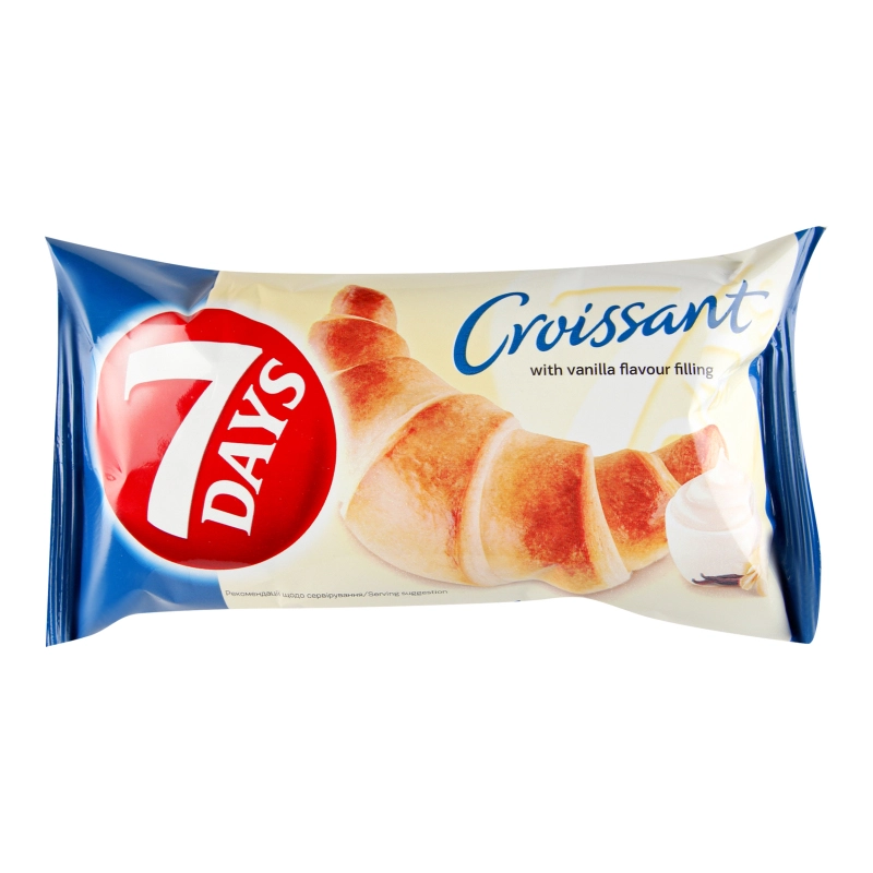 Круасан 7 Days з ванільною начинкою 60г