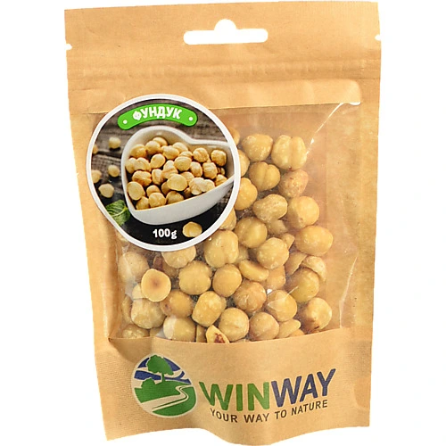 Фундук Winway 100г бланшований