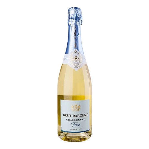 Вино ігристе Брют Даржент 0.75л шардоне фрі вино б.а біле
