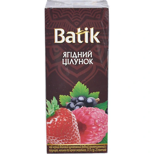 Чай Batik 25п ягідний цілунок чорний