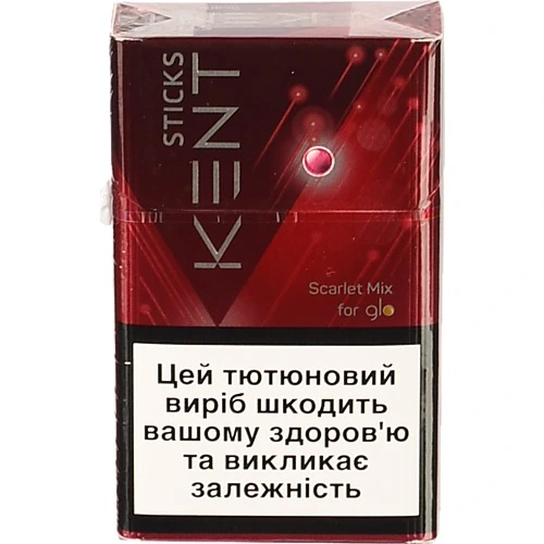 Виріб тютюновмісний для нагрівання з фільтром Kent Sticks Scarlet Mix 20шт