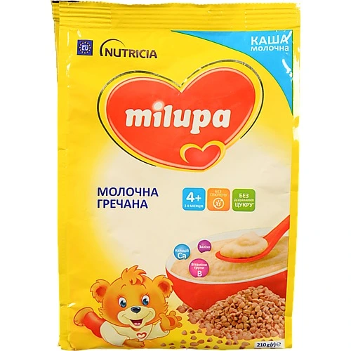 Каша Milupa Нутриція, Молочна гречана каша (4м+)