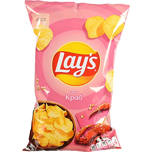 Чiпси Lays 120г краб