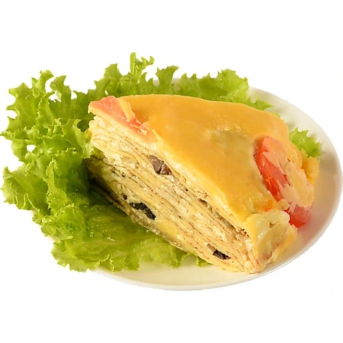 Лазанья з куркою і грибами