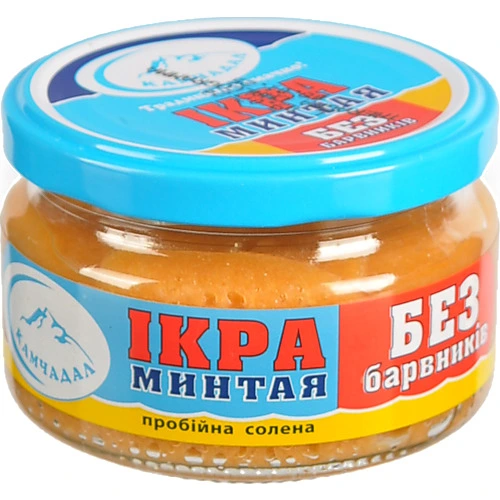 Ікра минтай Камчадал 180г c.б