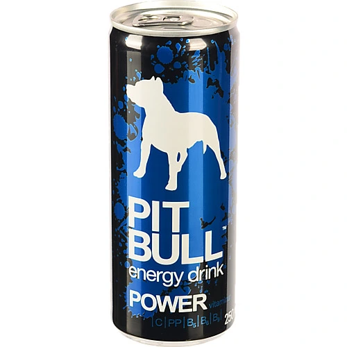 Напій енергетичний Pit Bull 0.25л пауер б.а з.б