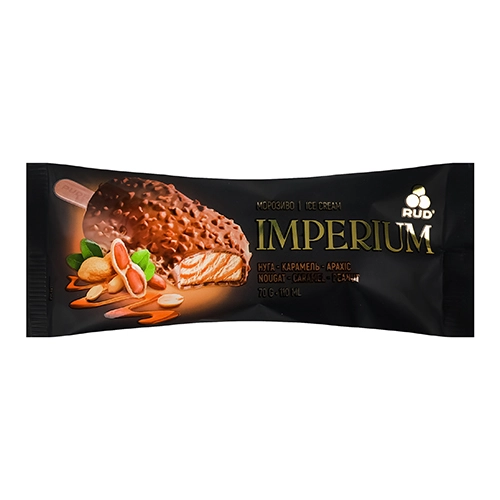 Морозиво Рудь 70г ескімо imperium нуга карамель арахіс