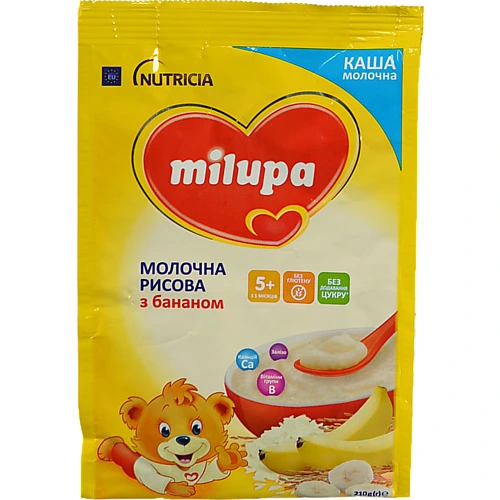 Каша Milupa 210г рисова банан 5м.