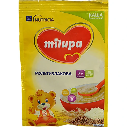 Каша Milupa 170г безмолочна  мультізлак 7м.