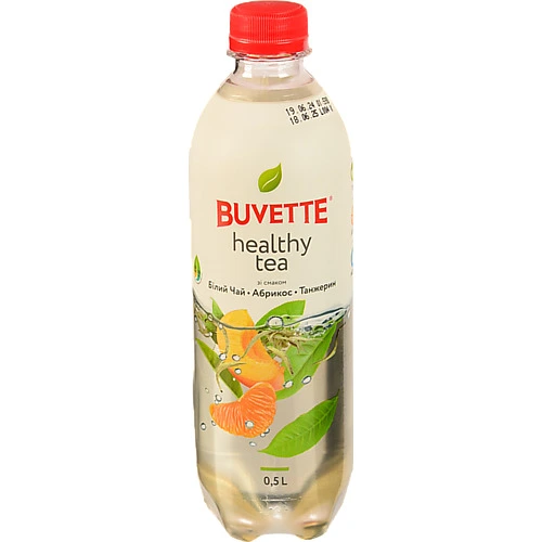 Напій Buvette Healthy tea 0.5л бiлий чай абрикос iнжир