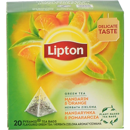 Чай Lipton 20п зелений mand orange
