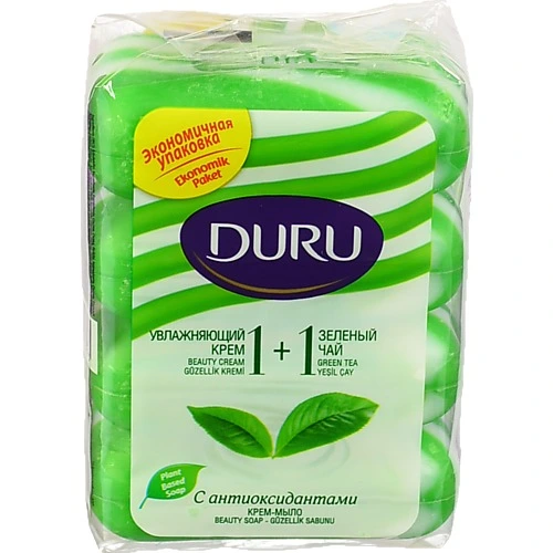 Мило Duru 80гх4 11soft sensations зелений чай